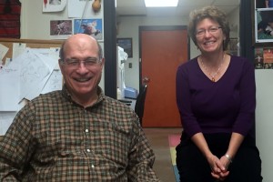 Dr. Steve Stack and Dr. Lorrie Anderson anticipate their upcoming trip to Russia.