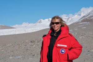 Professor Wall is studying ecosystem responses to climate change as part of the McMurdo Dry Valleys Long Term Ecological Research program. Photo: Martijn Vandegehuchte